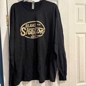 Gildan Black Long Sleeve Blake Shelton Tee